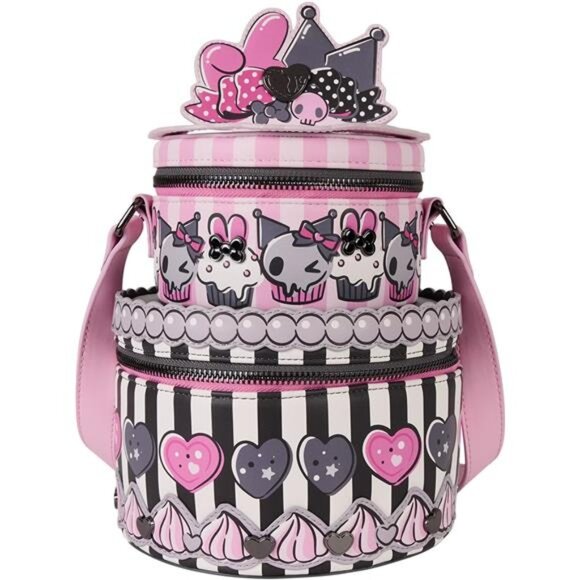 My Melody and Kuromi Figural Crossbody Bag